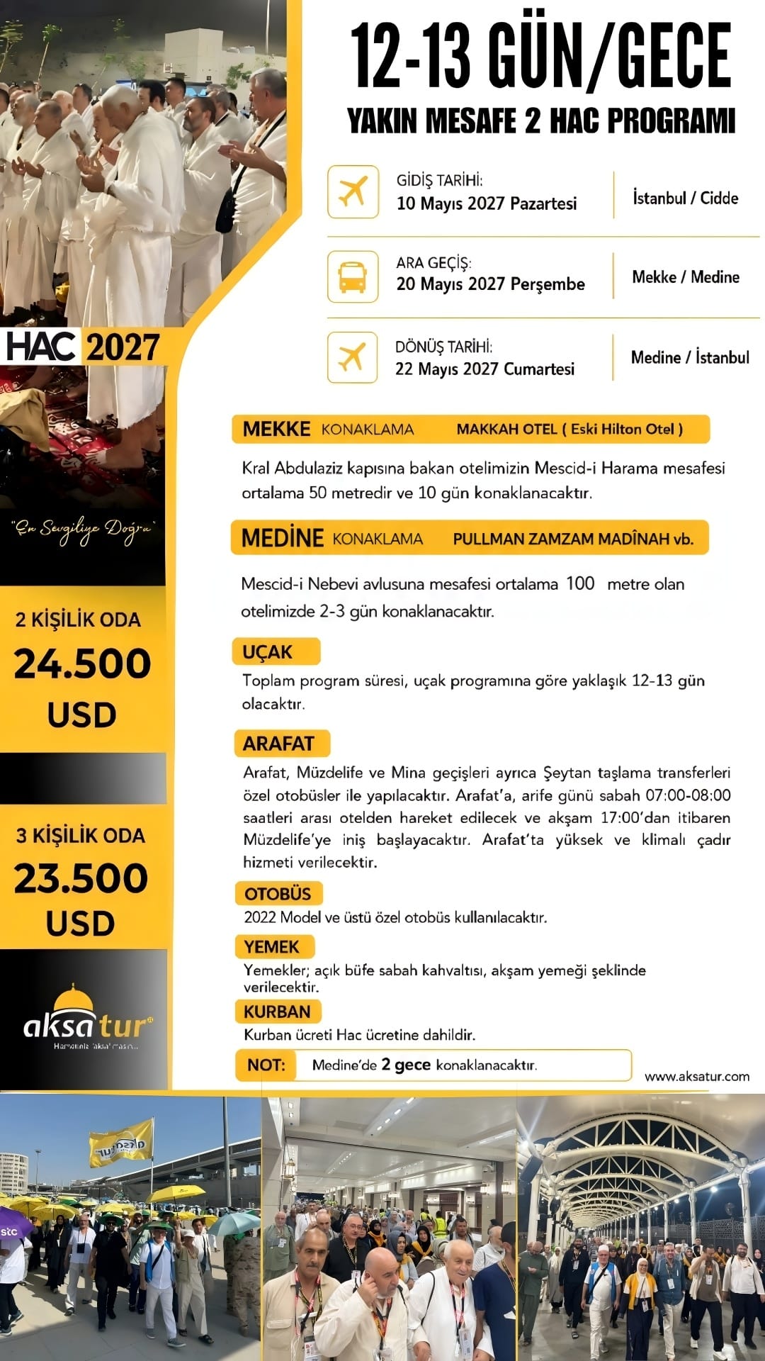HAC 2027 Hac Programı